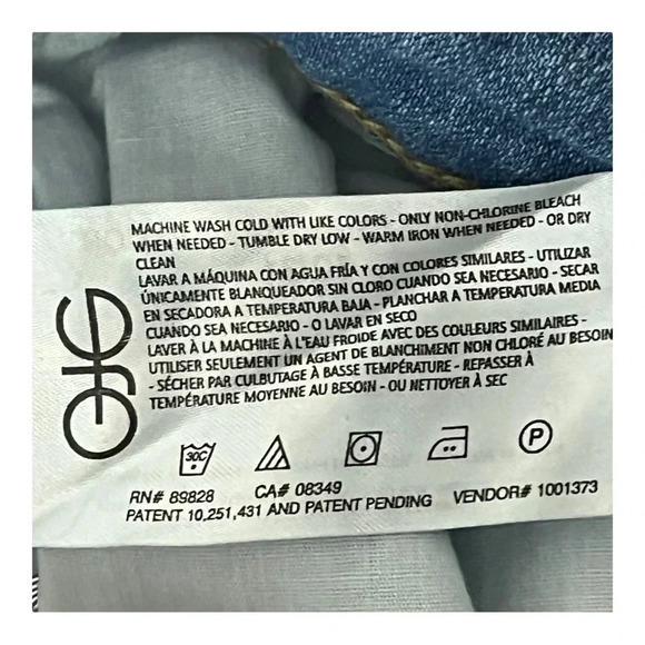 Ella Moss High Waist Straight Leg Ankle Crop Jeans Light Wash Women Size 12/31 - Picture 8 of 9